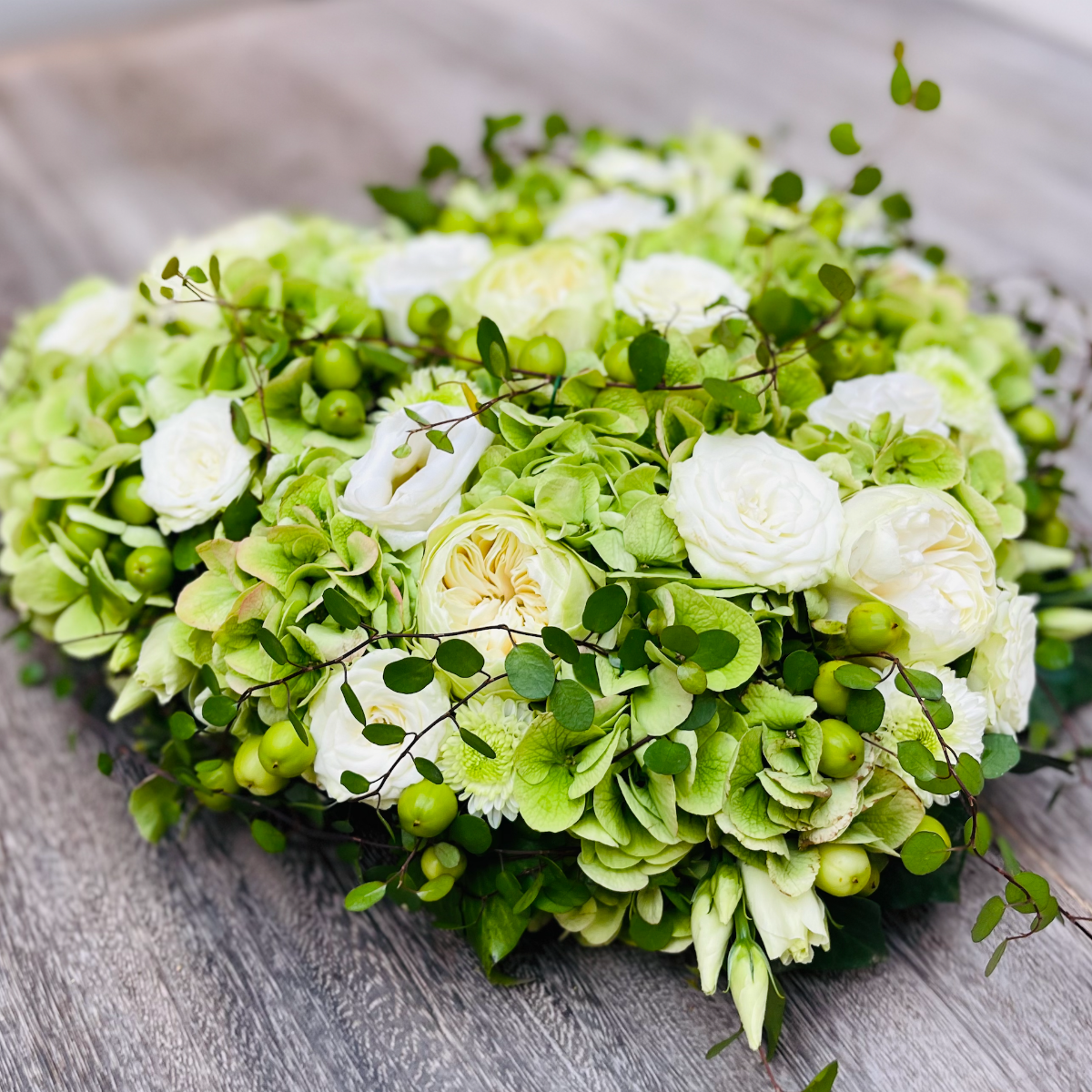 Heart-Shaped Funeral Arrangement - All Saints' Day