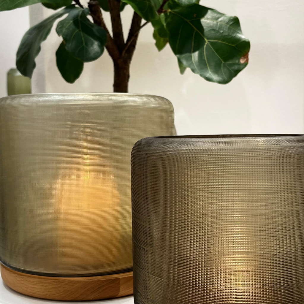 Guaxs Mumbai Lantaarn- Smokegrey / Eik