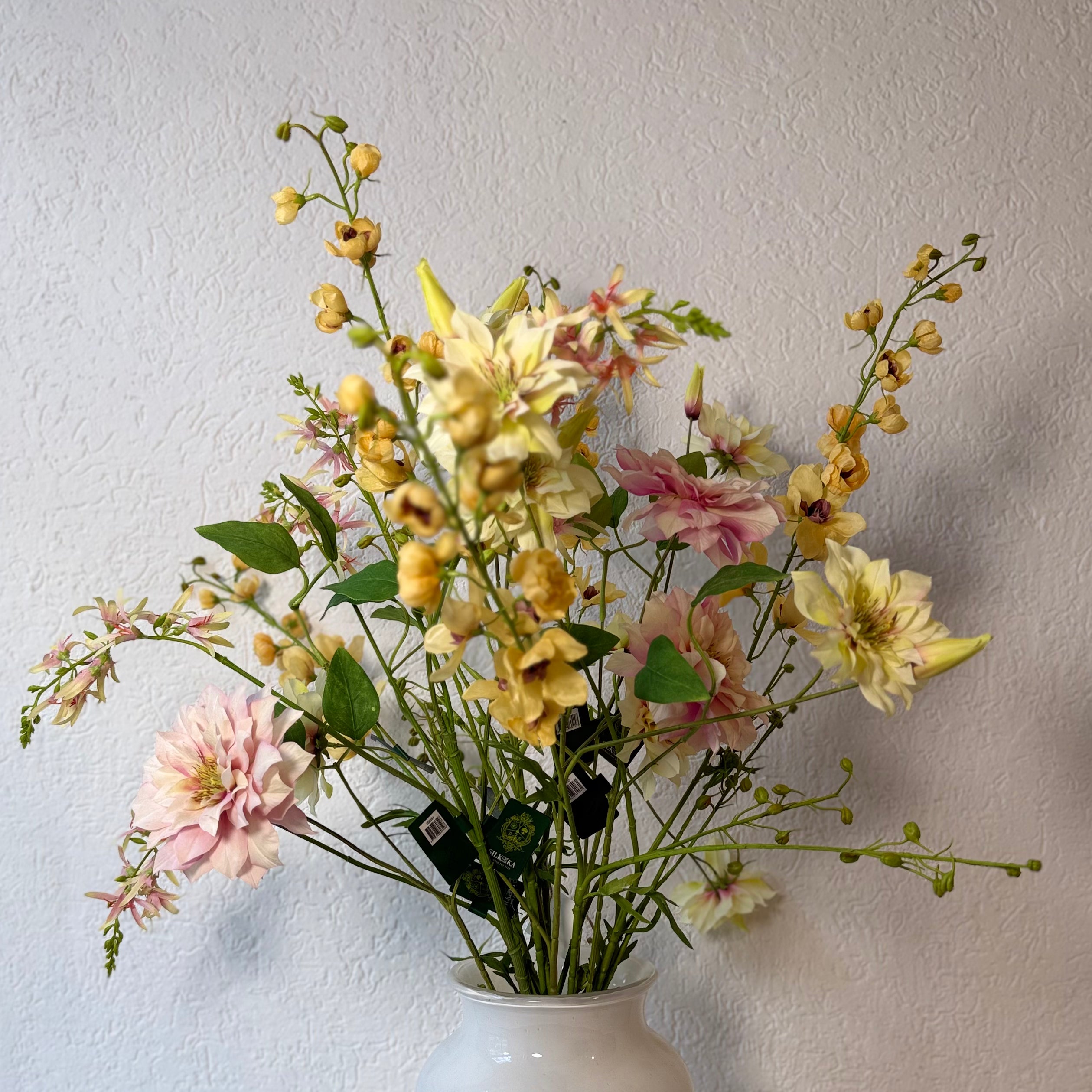 Zijdeboeket -  Honey Blush