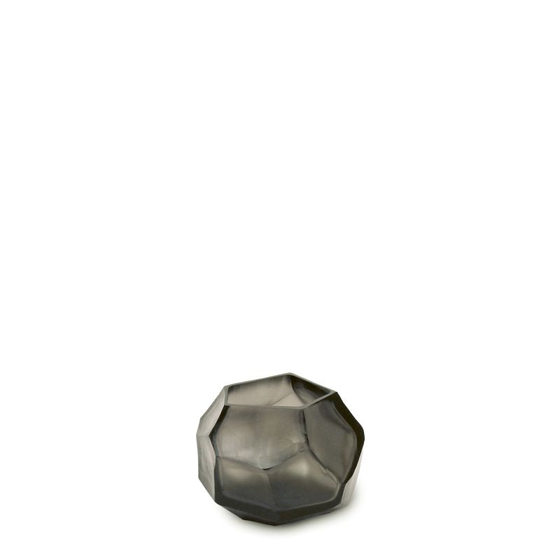 Vase GUAXS Cubistic Transparent/Or