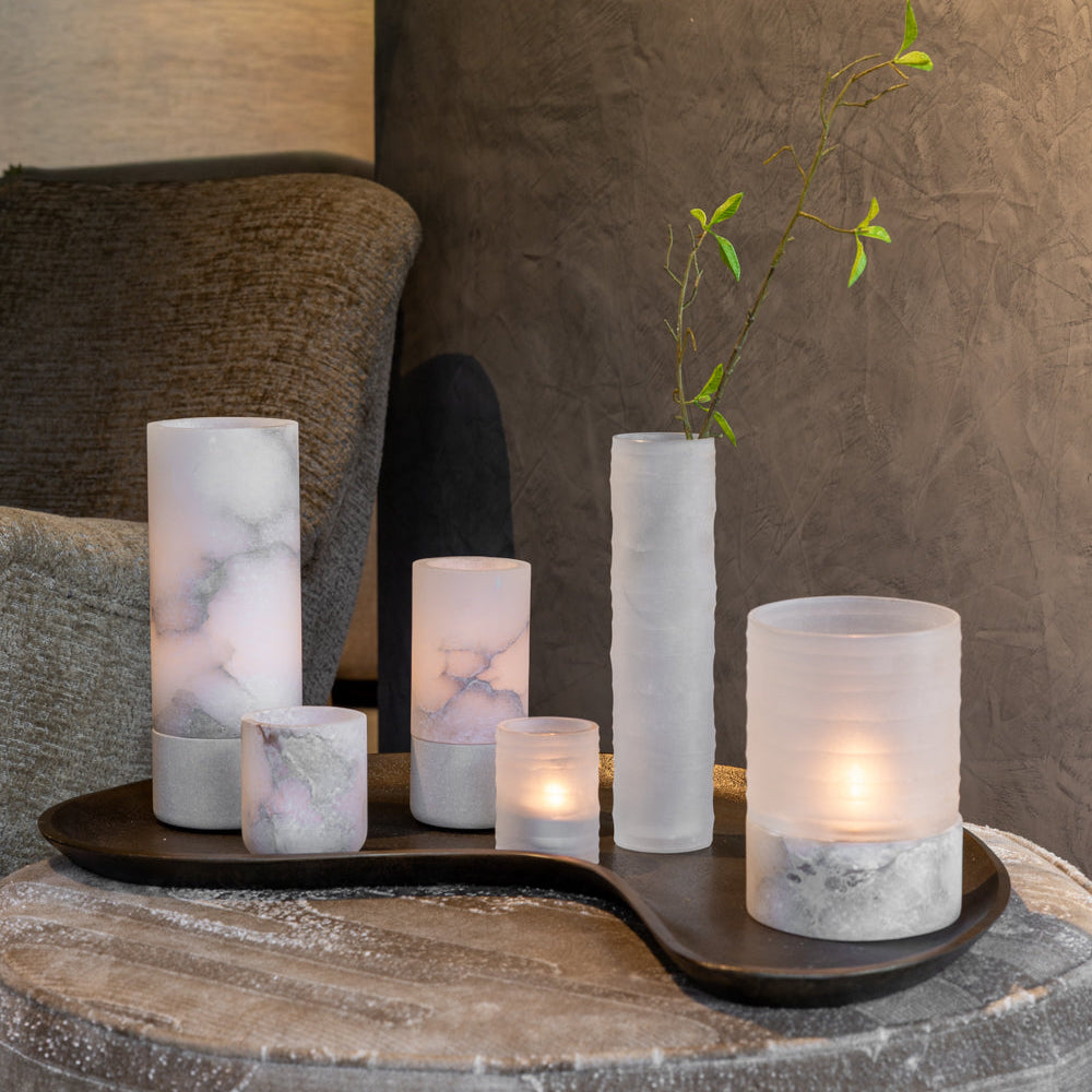 RAF DELUXE Hurricane Lamp Kalle Frosted White - Small