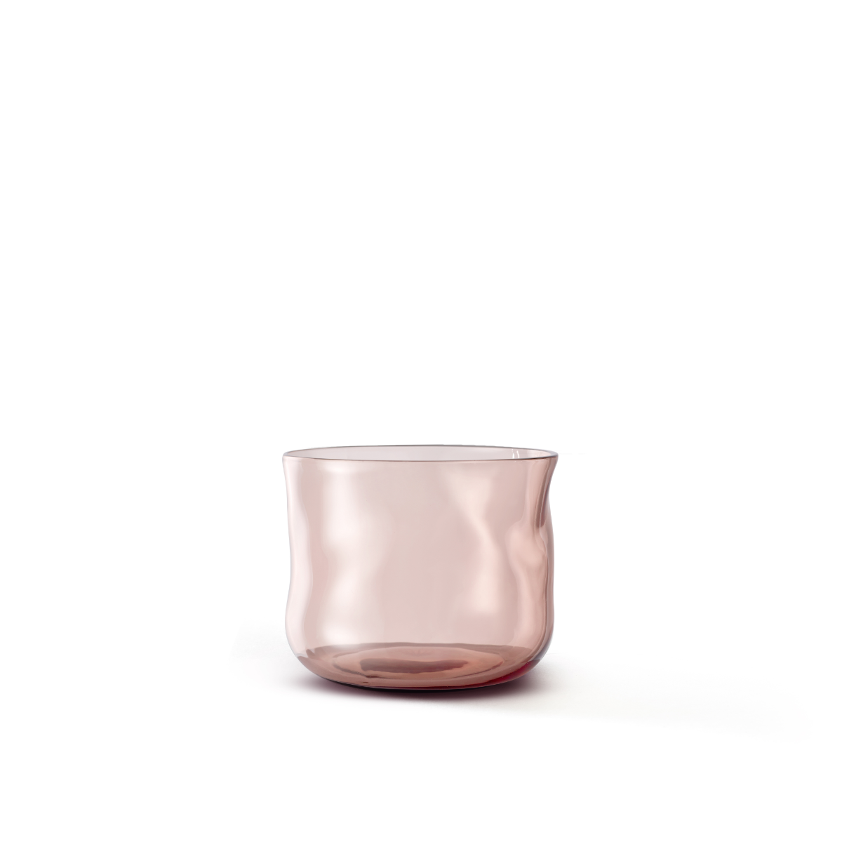 Paveau Colorful Swirl Water Glass Set of 2 - Silt (Burgundy)