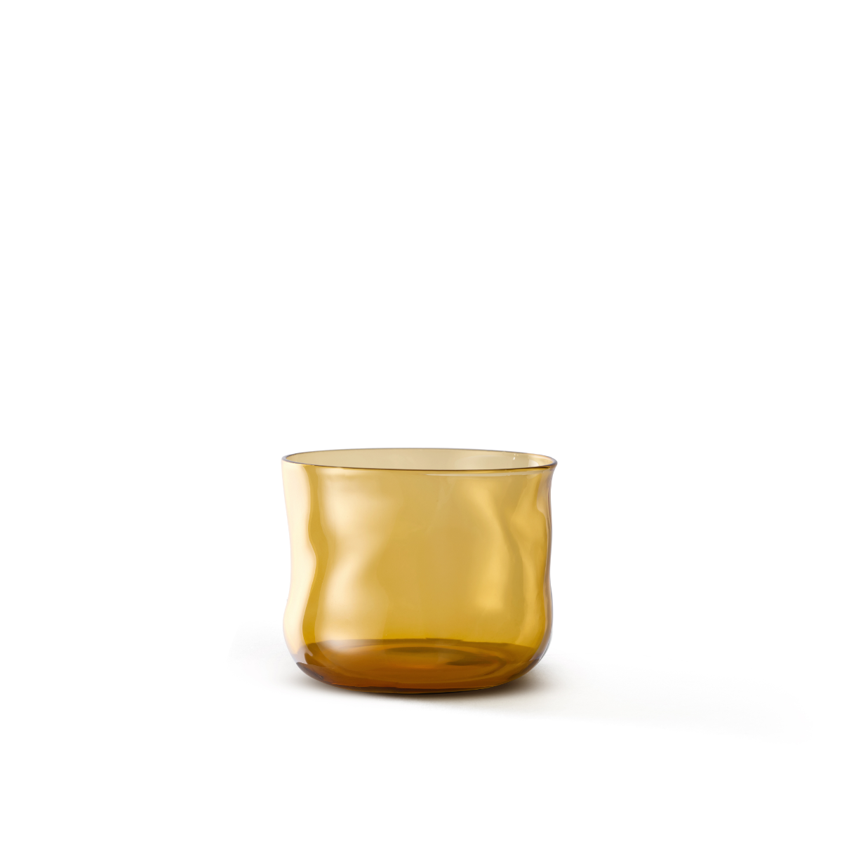 Paveau Colorful Swirl Water Glass Set of 2 - Dune (Ochre)