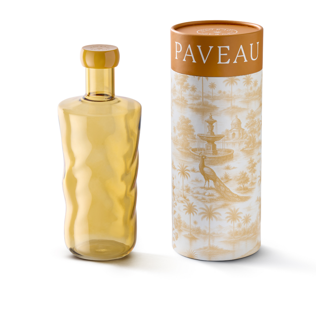 Paveau Kleurrijke Swirl waterfles large - Dune (Oker)