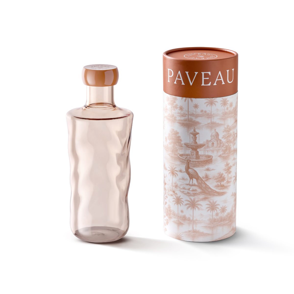 Paveau Colorful Swirl Water Bottle Medium - Glow (Terracotta)