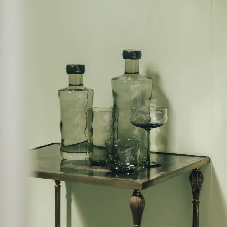 Paveau Kleurrijke Swirl waterglas Set van 2 - Mist