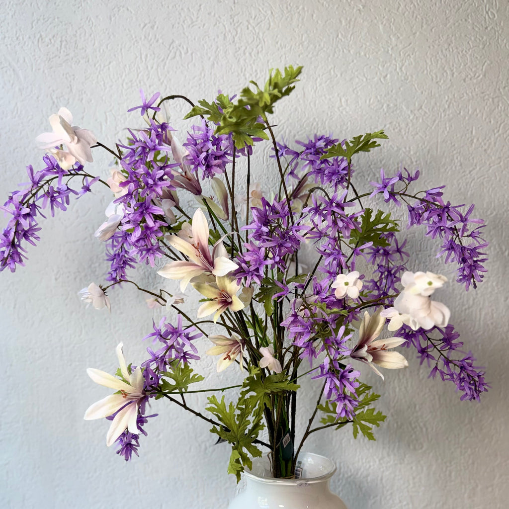 Silk bouquet - purple haze