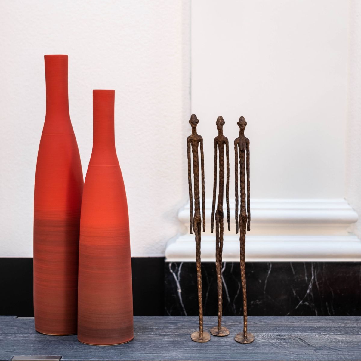 Rina Menardi ceramic bottle Poppy