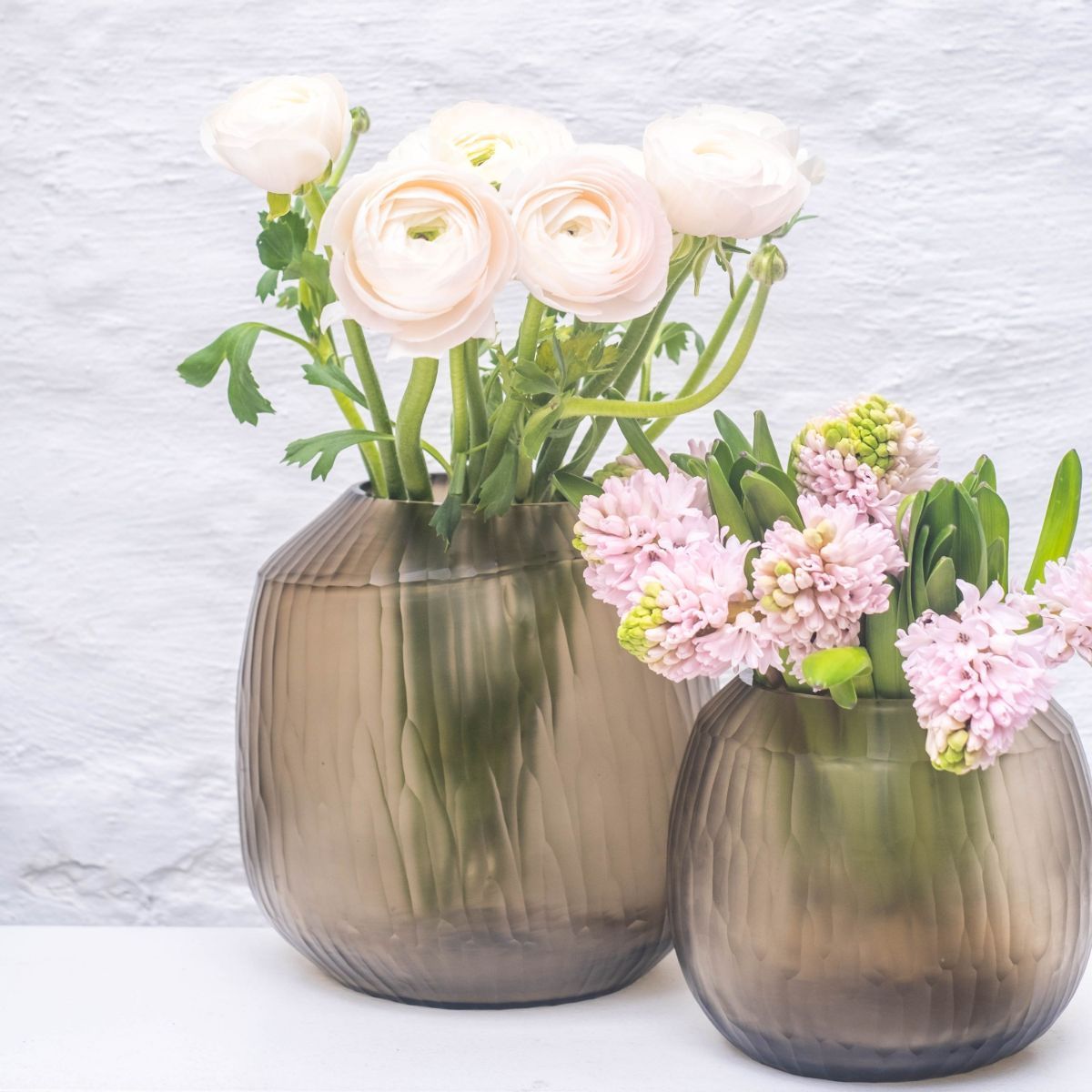 GUAXS Vase Malia Smokegrey