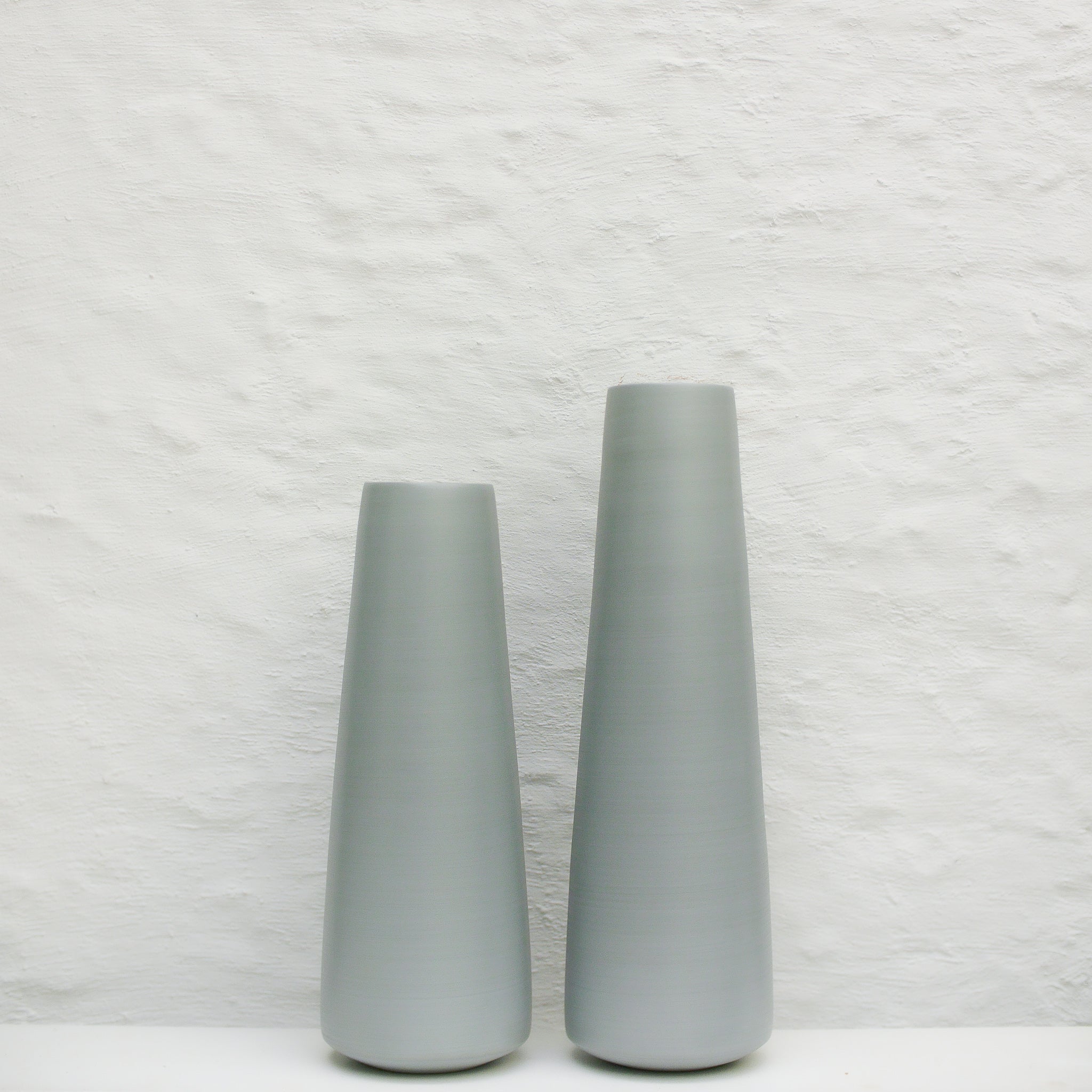Rina Menardi Ceramics Mono Green Bamboo Vase