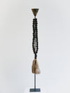 Studio Julia Atlas - Smoked Zimbabwe, Bronze Church Bell & Paper Tassel