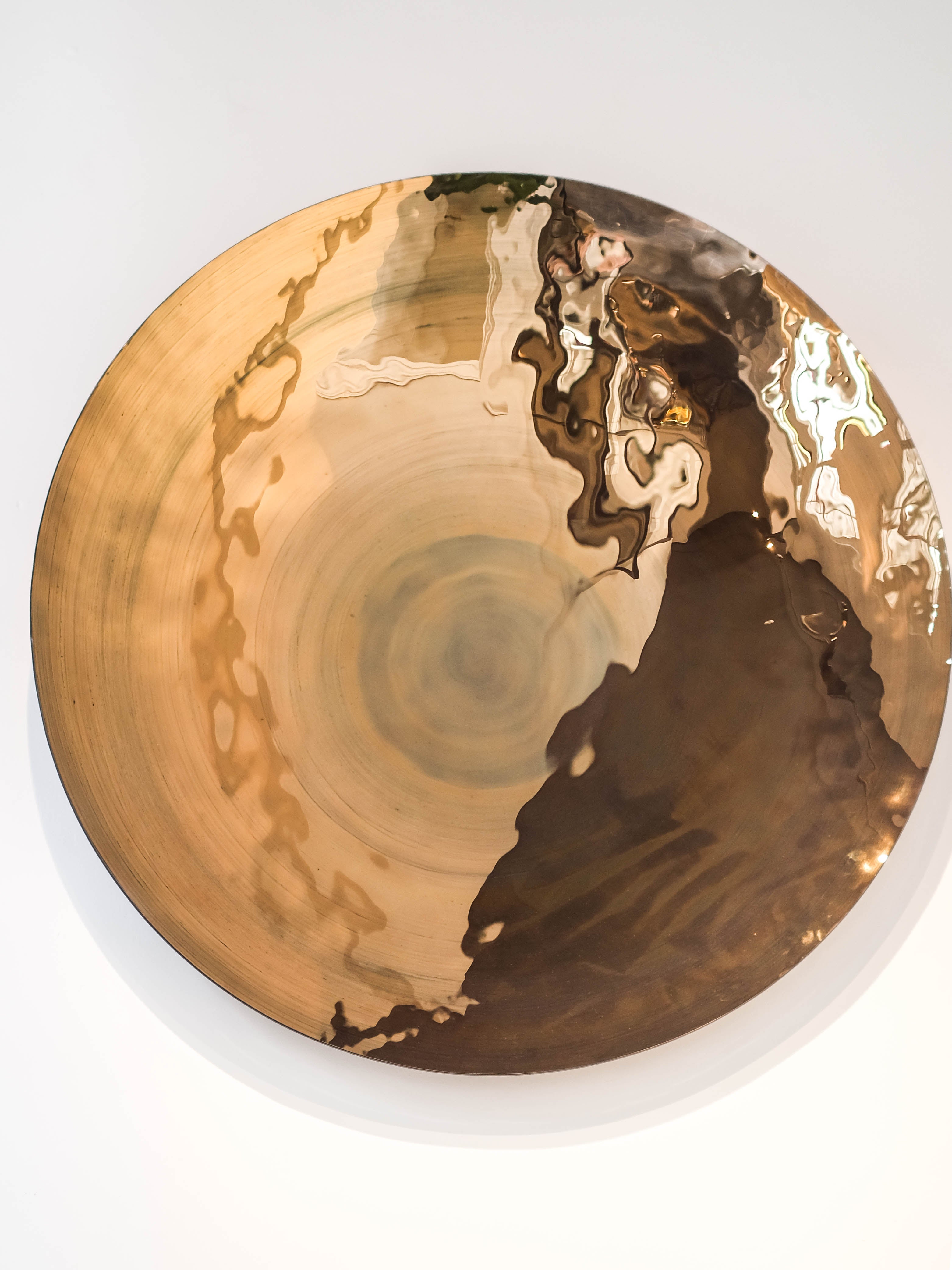 Concave Bronze Wall Plate - Regina Medeiros