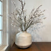 Hommel vaas XL - Wit/Goud