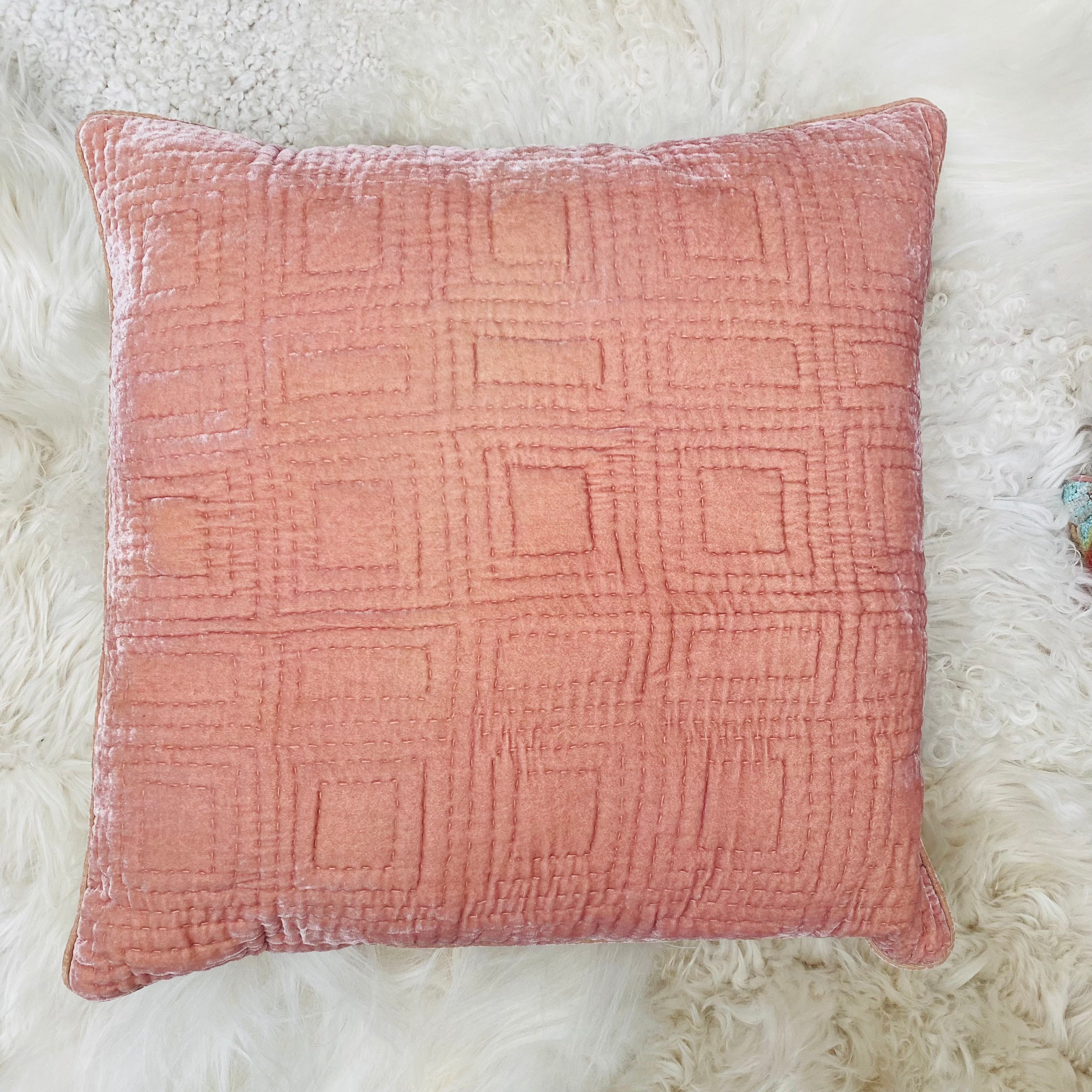 Anke Drechsel Cushions - Labyrinth Rose Quartz