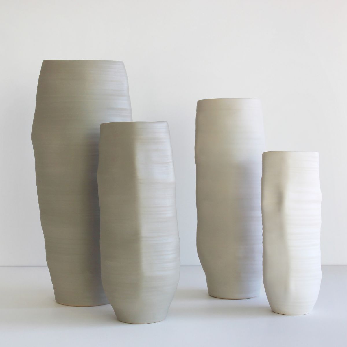 Rina Menardi ceramics tall vase Roccia