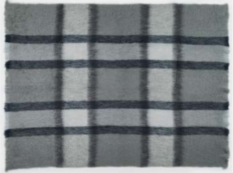 Plaid Ezcaray Mohair Throw (721)