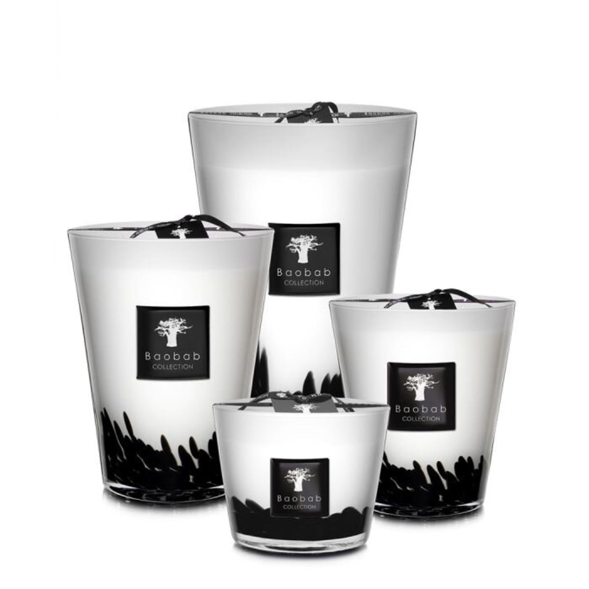 Baobab scented candle - Black Feathers